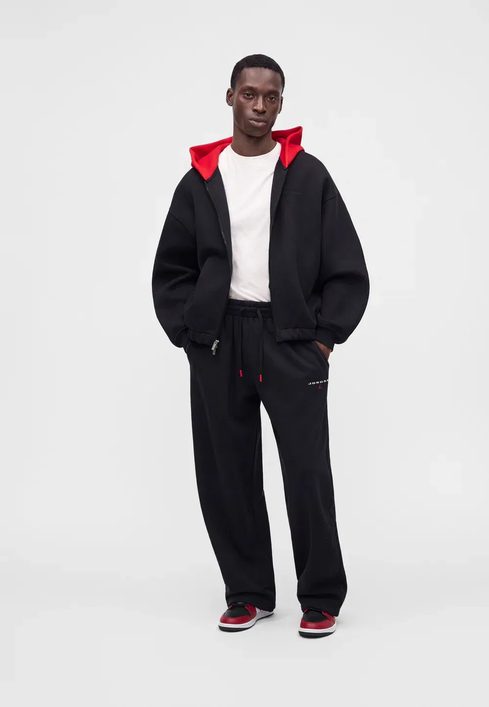 Летняя куртка Jordan, Black/University Red — фото 2