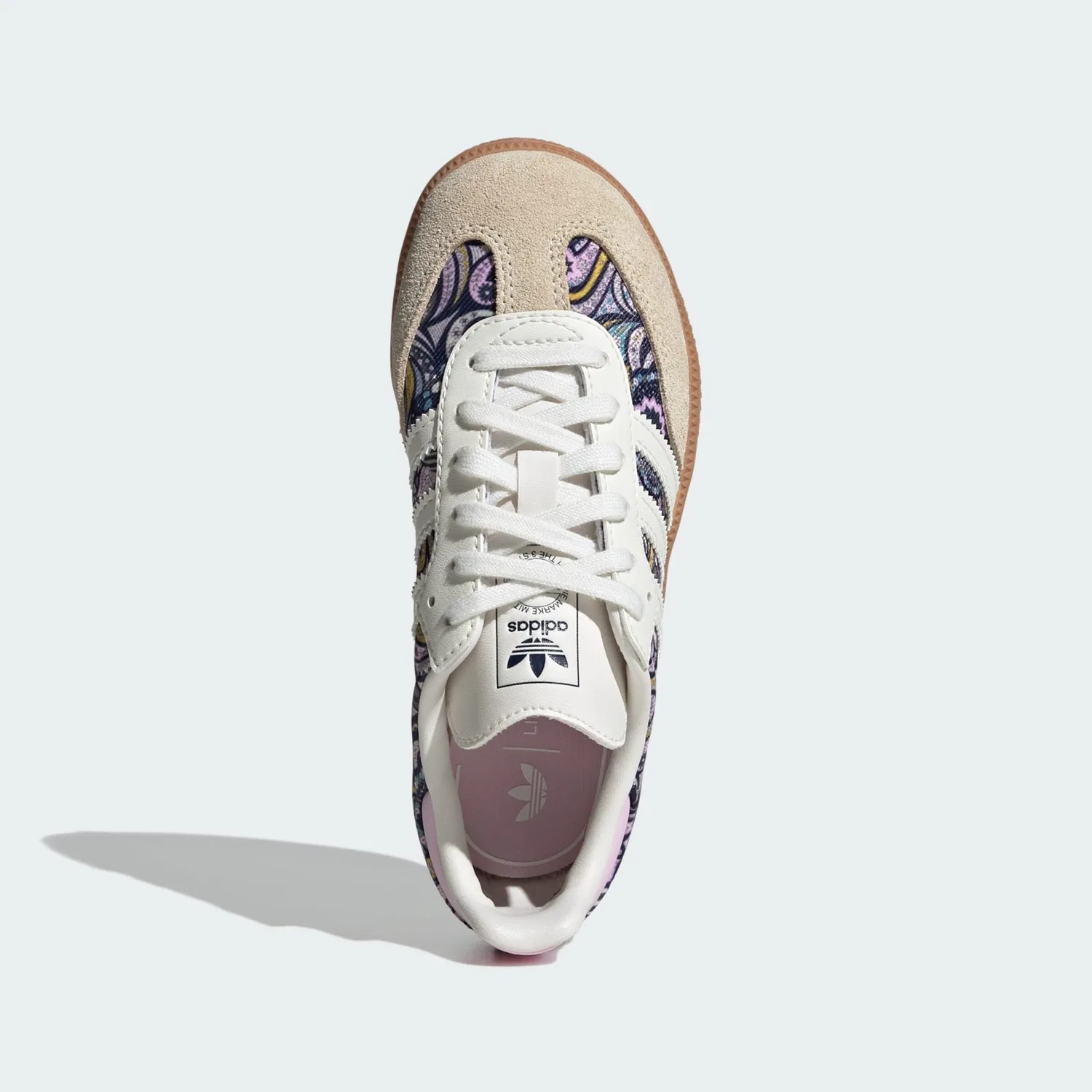 Кроссовки Adidas Originals Samba x Liberty London белого цвета — фото 3