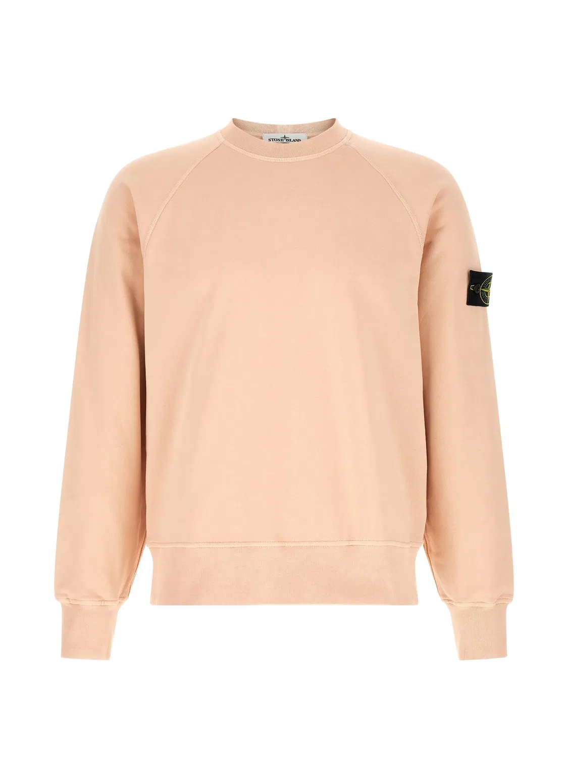 Свитшот с круглым вырезом, хлопковый Stone Island, нейтральные
