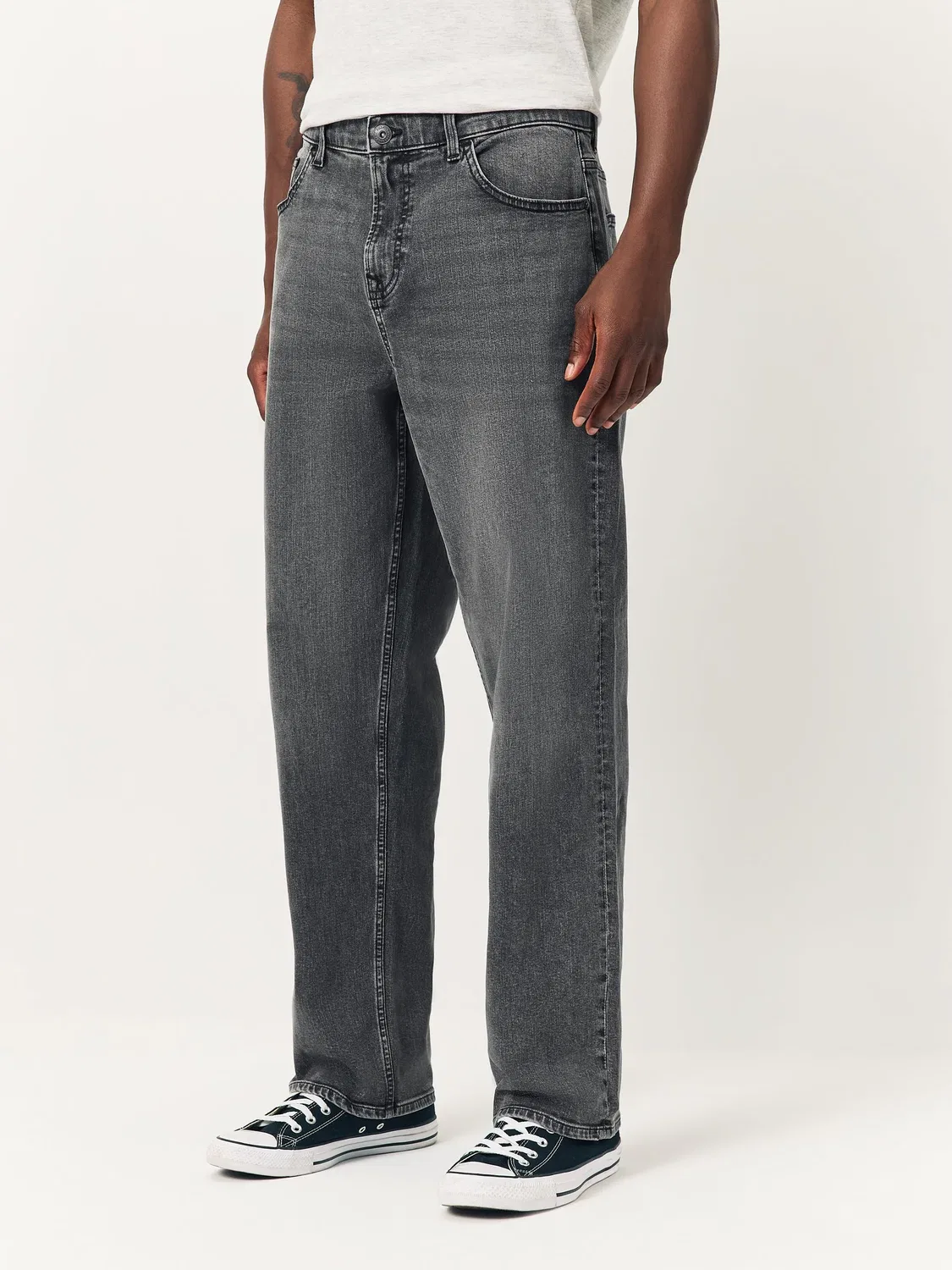 Джинсы Relaxed Fit Classic Stretch Next, серый