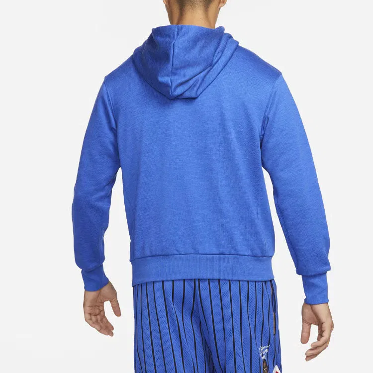 Пуловер трикотажный спортивный повседневный Premium Nike, синий — фото 3