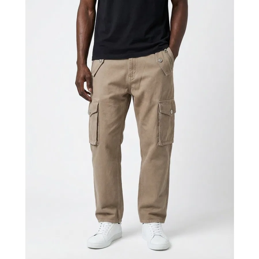 Штаны карго свободного кроя Balmain, Beige