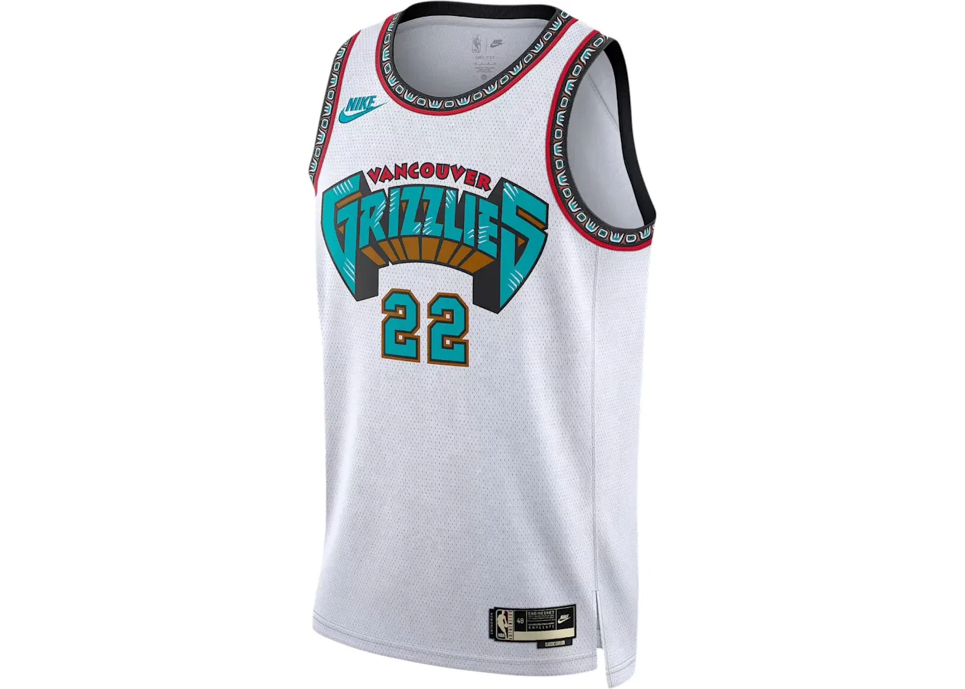 Мужская джерси с принтом Nike Desmond Bane Memphis Grizzlies 2024/25 Hardwood Classics, White