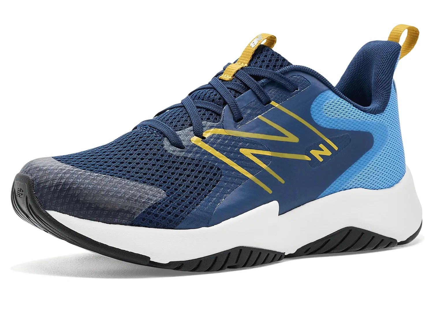 Кроссовки Rave Run Lace (для больших детей) New Balance Kids, Analog Blue/NB Navy — фото 2