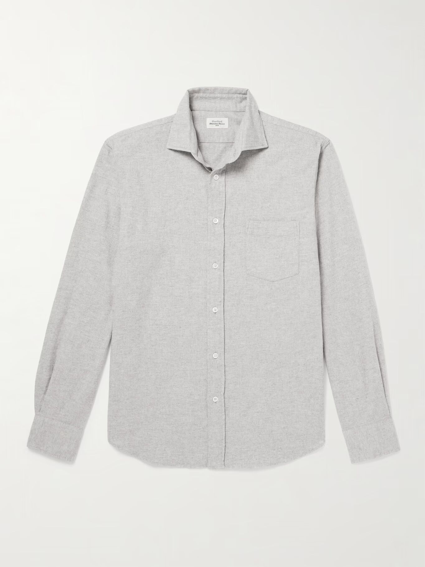 

Рубашка Paul Brushed Cotton-Twill HARTFORD, серый
