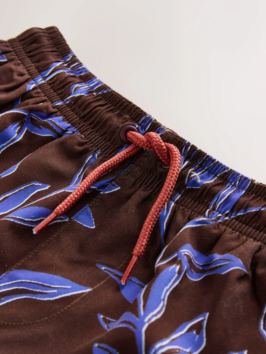 Шорты Next Board Shorts в шоколадном цвете — фото 3