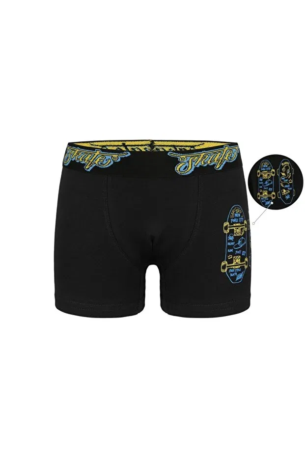 Детские боксеры для мальчиков с принтом 5 штук Donella, Navy Blue — фото 3