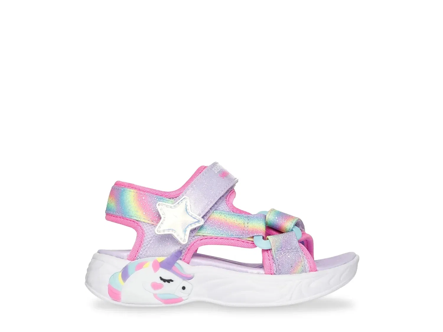 Сандалии Unicorn Dreams Dreamy Unicorn для детей, Skechers, фиолетовый — фото 3