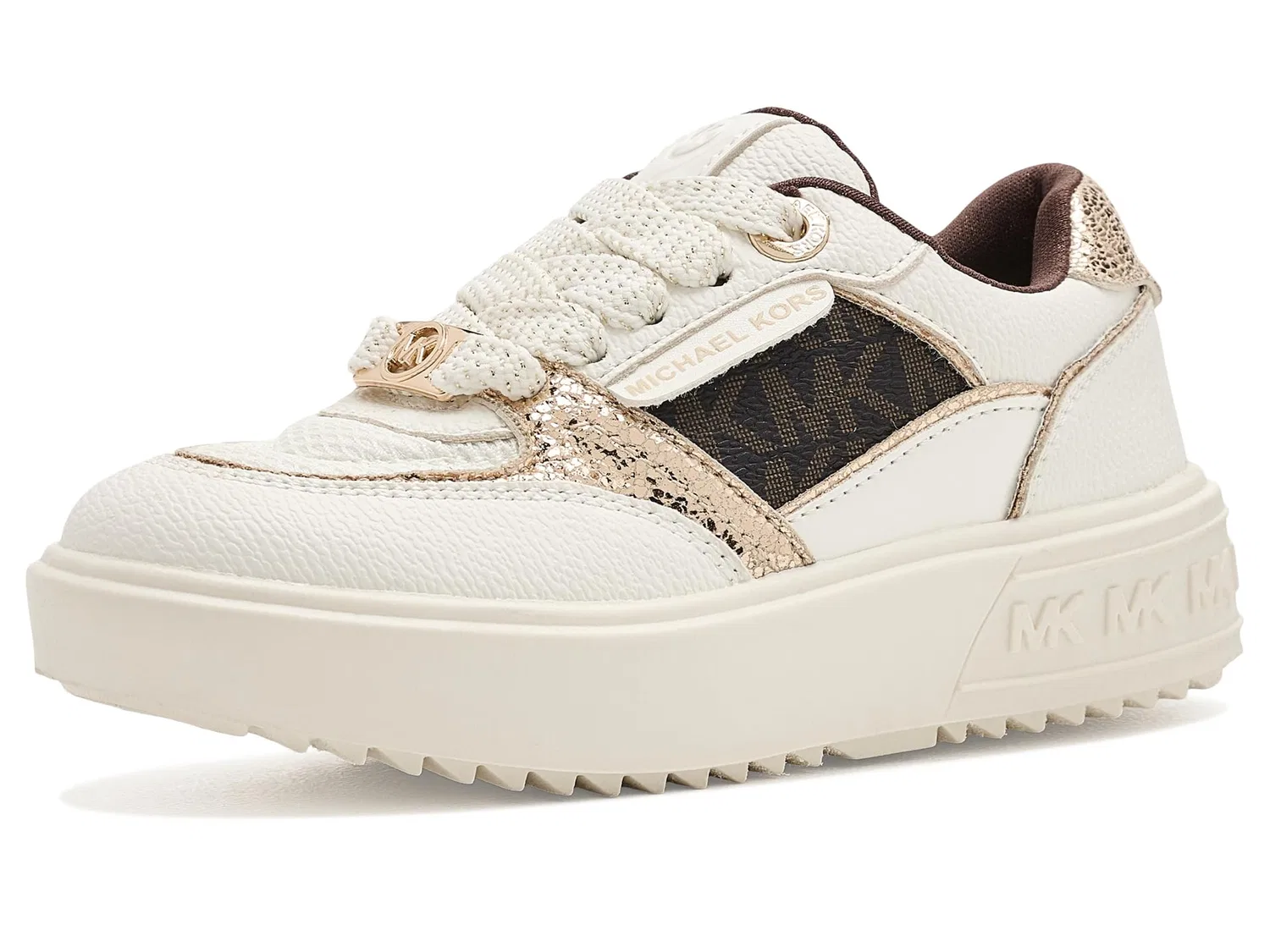 Кроссовки Emmet Clarke (для маленьких и больших детей) Michael Michael Kors Kids, White