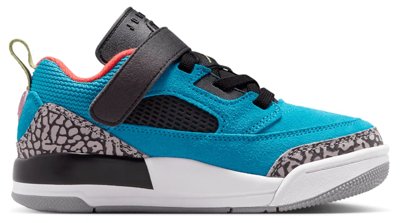 Кроссовки для мальчиков Spizike Low Jordan, цвет Vivid Green/Neo Turquoise/Light Crimson