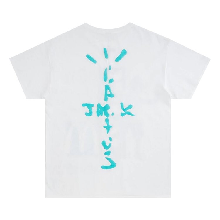 Футболка Cactus Jack by Travis Scott x McDonald's Smile T-Shirt 'White', белый — фото 3