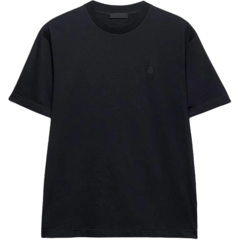 Мужская футболка с круглым вырезом PRADA, Black
