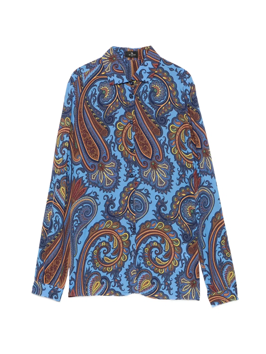 Рубашка пейсли синяя ETRO, синий