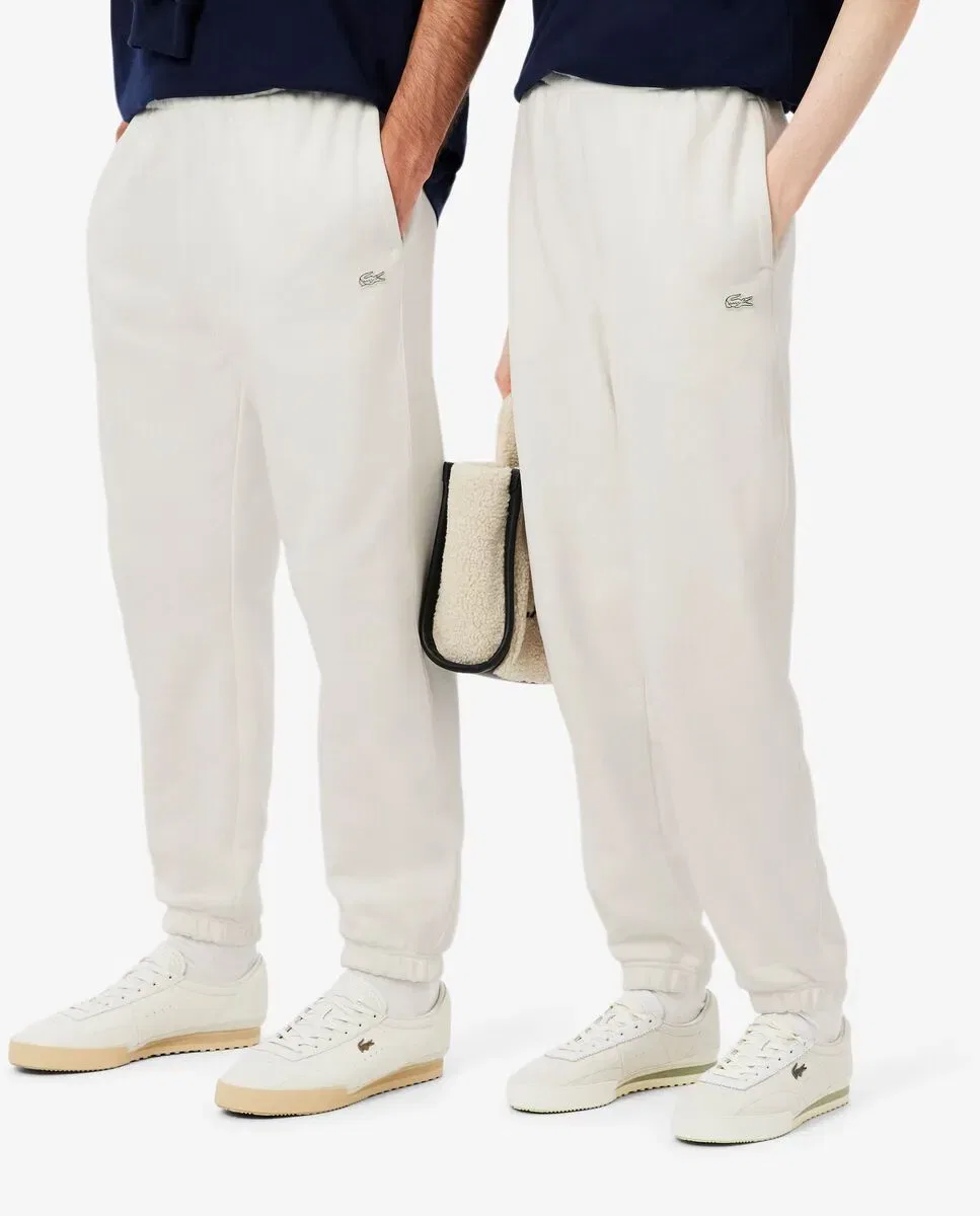 Мужские спортивные штаны из органического хлопка Lacoste, Blanco — фото 3