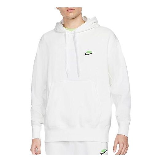 

Толстовка Nike Sportswear French Terry Embroidered Logo hooded Long Sleeves White, белый