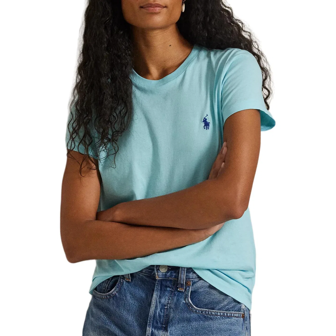 Женская футболка с принтом Turquoises New Star Classic Version Polo Ralph Lauren, Turquoises New Star — фото 4