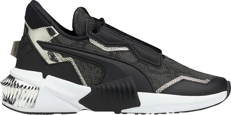 

Кроссовки Puma Wmns Provoke XT Untamed - Black Metallic Silver, черный