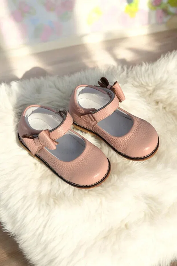 Детские туфли для девочек ортопедические Cevoclub Kids, Powder — фото 2