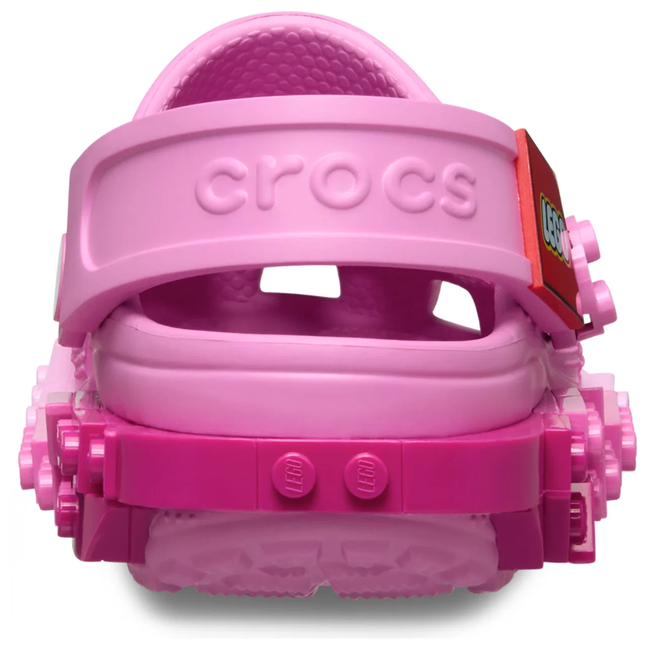 Детские сабо Lego Crocs, розовый — фото 3
