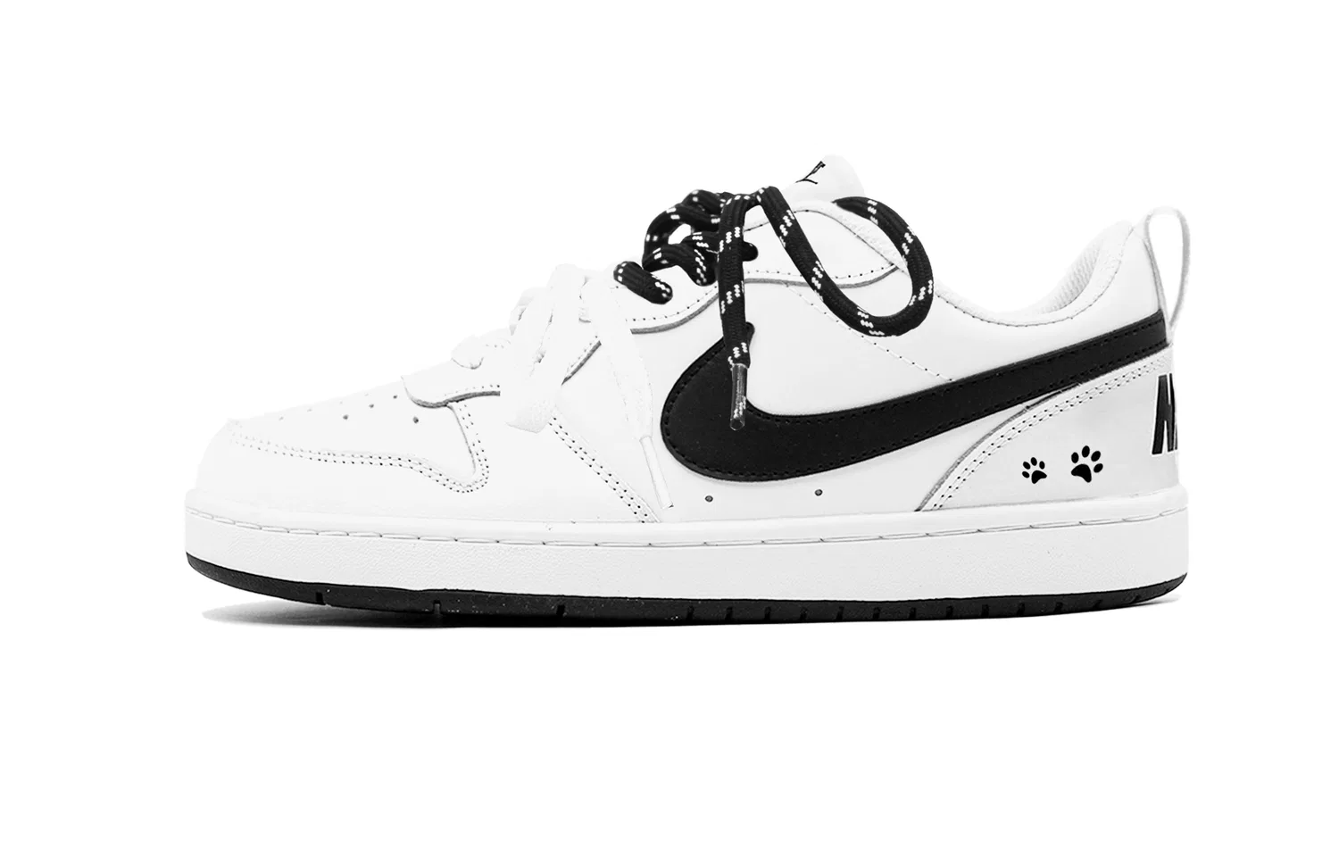 Детские кроссовки для скейтбординга Nike Court Borough Black White