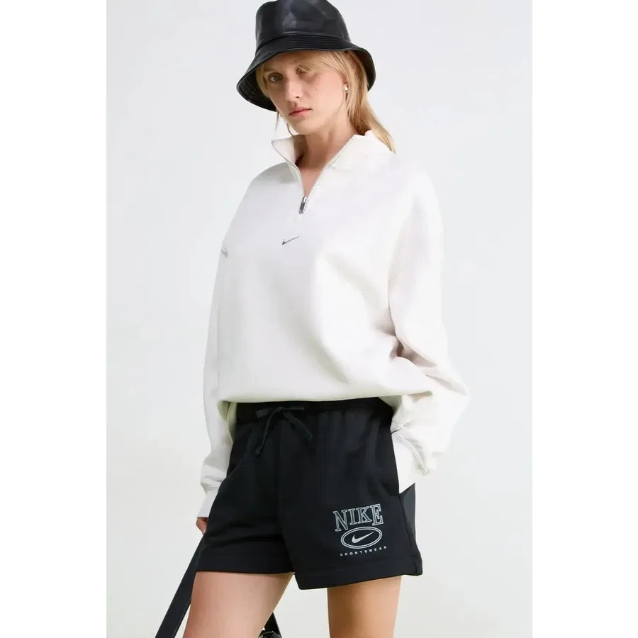 Спортивные шорты с принтом Nike Club Fleece, Черный