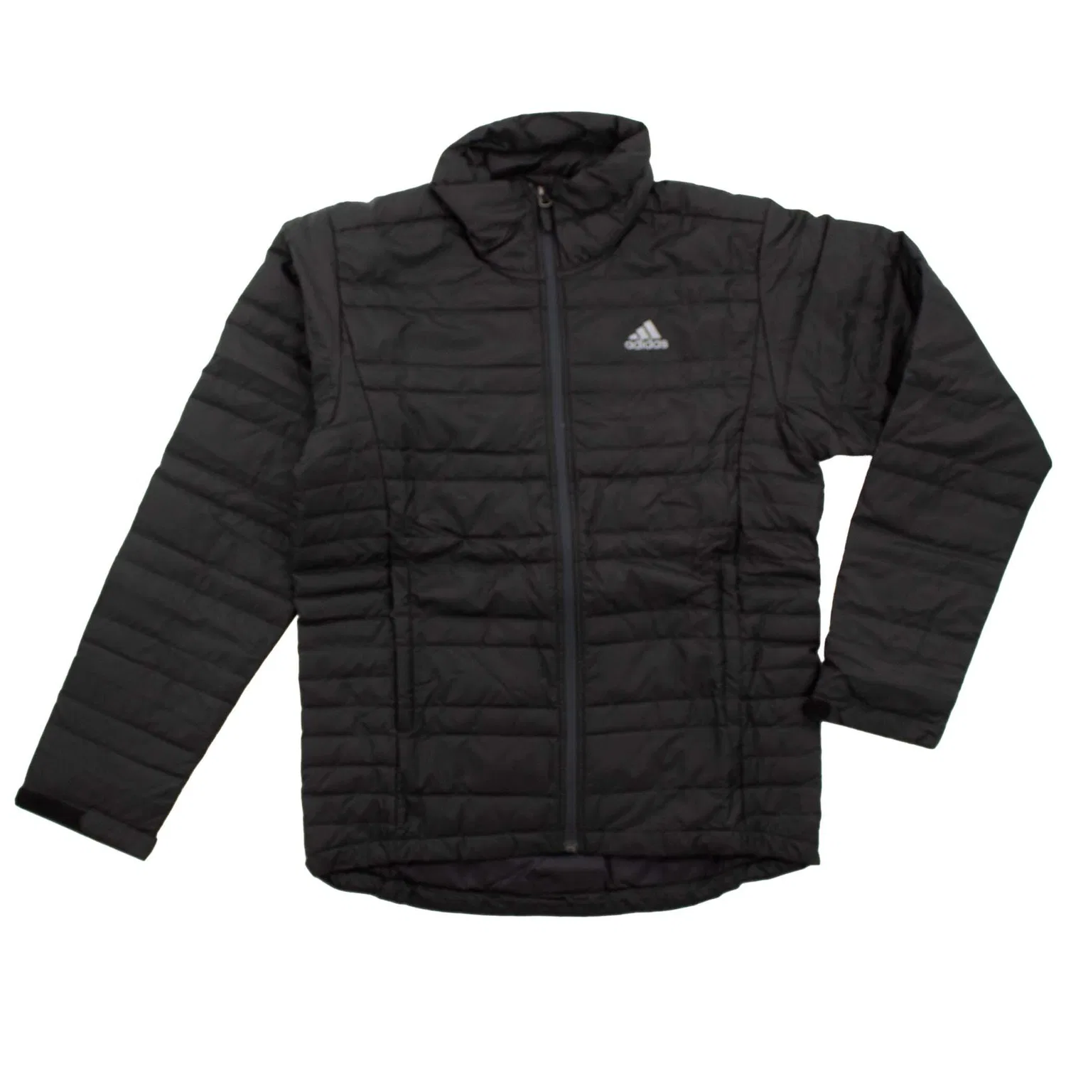 Мужская утепленная куртка с принтом Ht Li Down J2 Adidas, Schwarz — фото 2
