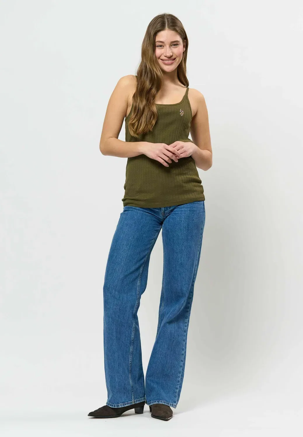 Uwmia top - top U.S. Polo Assn., Dark Olive — фото 2