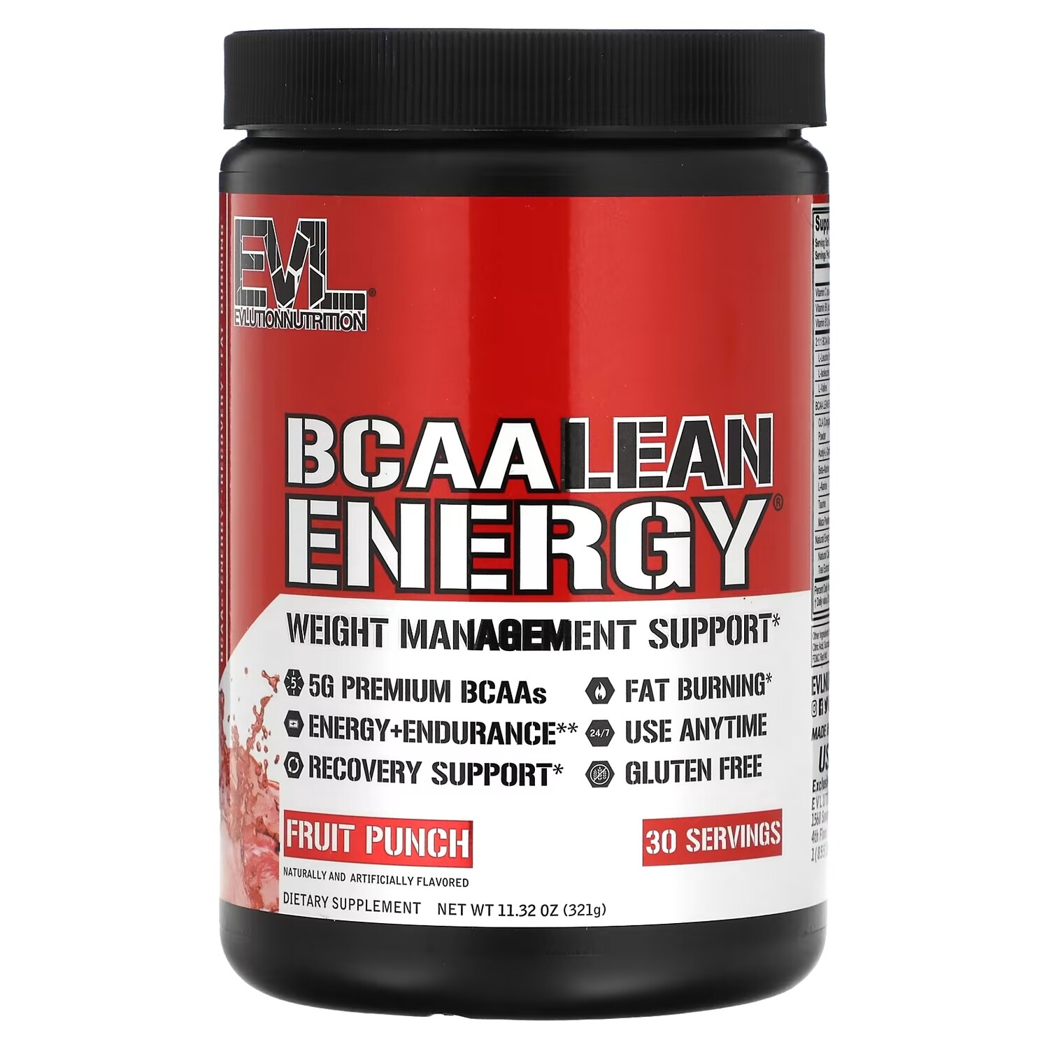 

Добавка EVLution Nutrition BCAA LEAN ENERGY, фруктовый пунш, 321 г