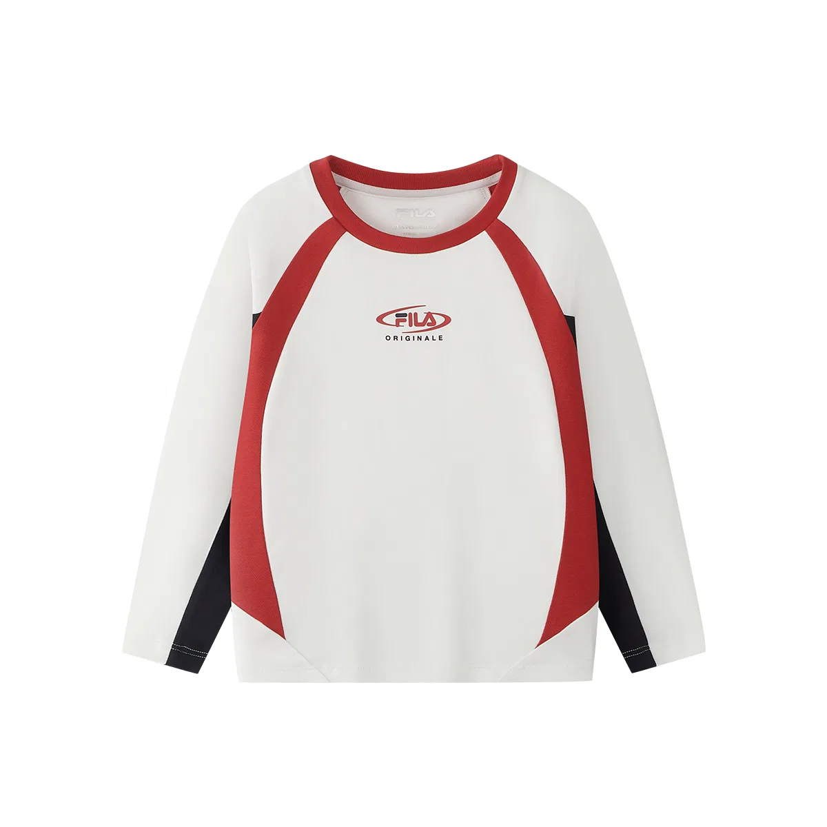 Детская футболка с круглым вырезом Cloud White FILA KIDS