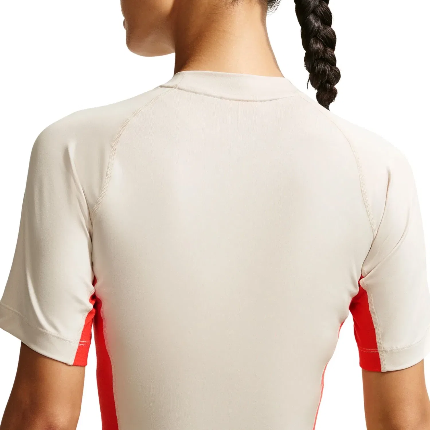 Женская футболка Nike ACG Dri-Fit Layer T-Shirt 'Light Orewood Brown', белый — фото 3