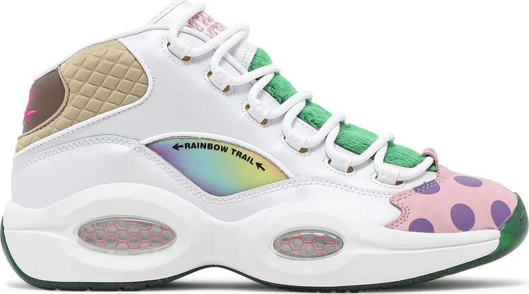 Кроссовки hasbro x question mid 'candy land' Reebok, белый - фото