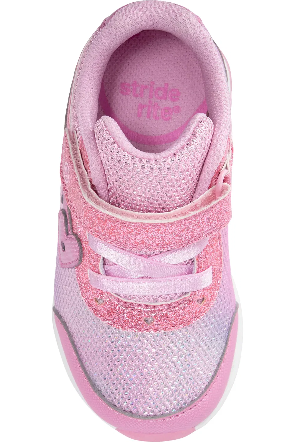Кроссовки детские со светодиодами Lighted Heart Stride Rite, розовый — фото 4