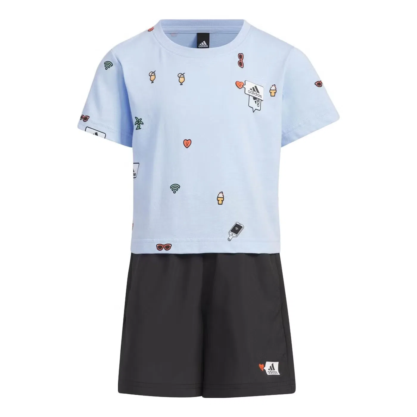 Комплект футболок с коротким рукавом x Seebin Adidas, синий
