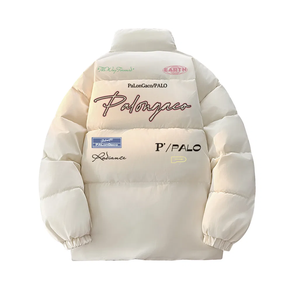 Детский пуховик с принтом Puffer Jacket Unisex PAL ONGACO, Beige — фото 4