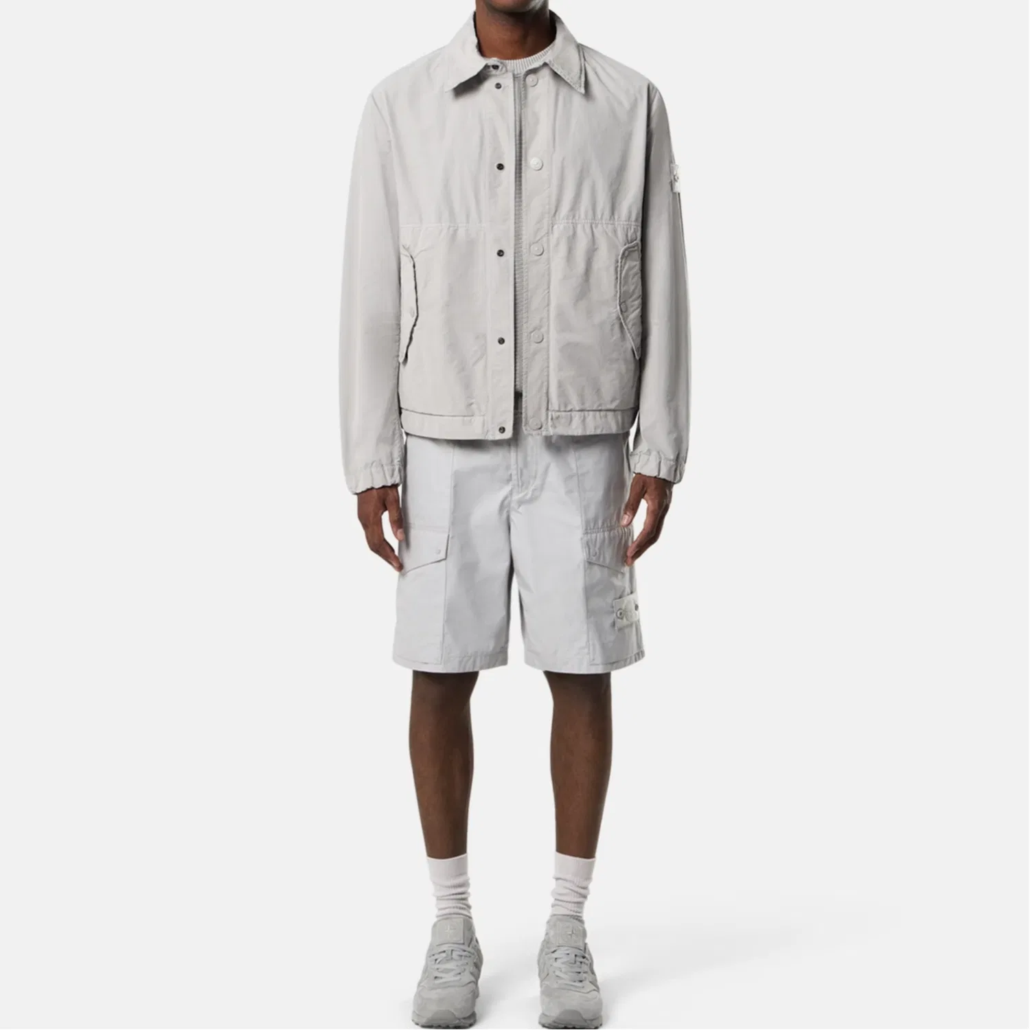 Мужские карго-шорты Taupe SS26 Cargo Shorts STONE ISLAND — фото 4