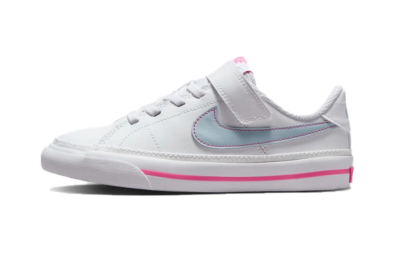 Кроссовки Nike Court Legacy Lift PS 'White Light Armory Blue', белый/синий