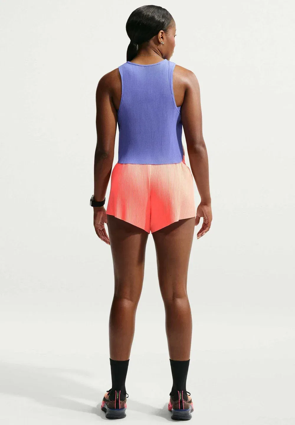 Nk arswft dfadv mr 3in short - спортивные шорты Nike Performance, Atomic Pink Black White Old Royal — фото 3