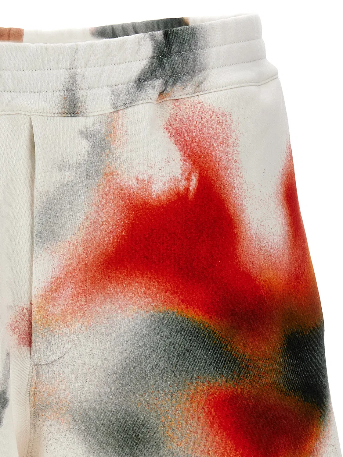 Мужские шорты-бермуды с принтом Obscured Flower Alexander McQueen, Multicolor — фото 3