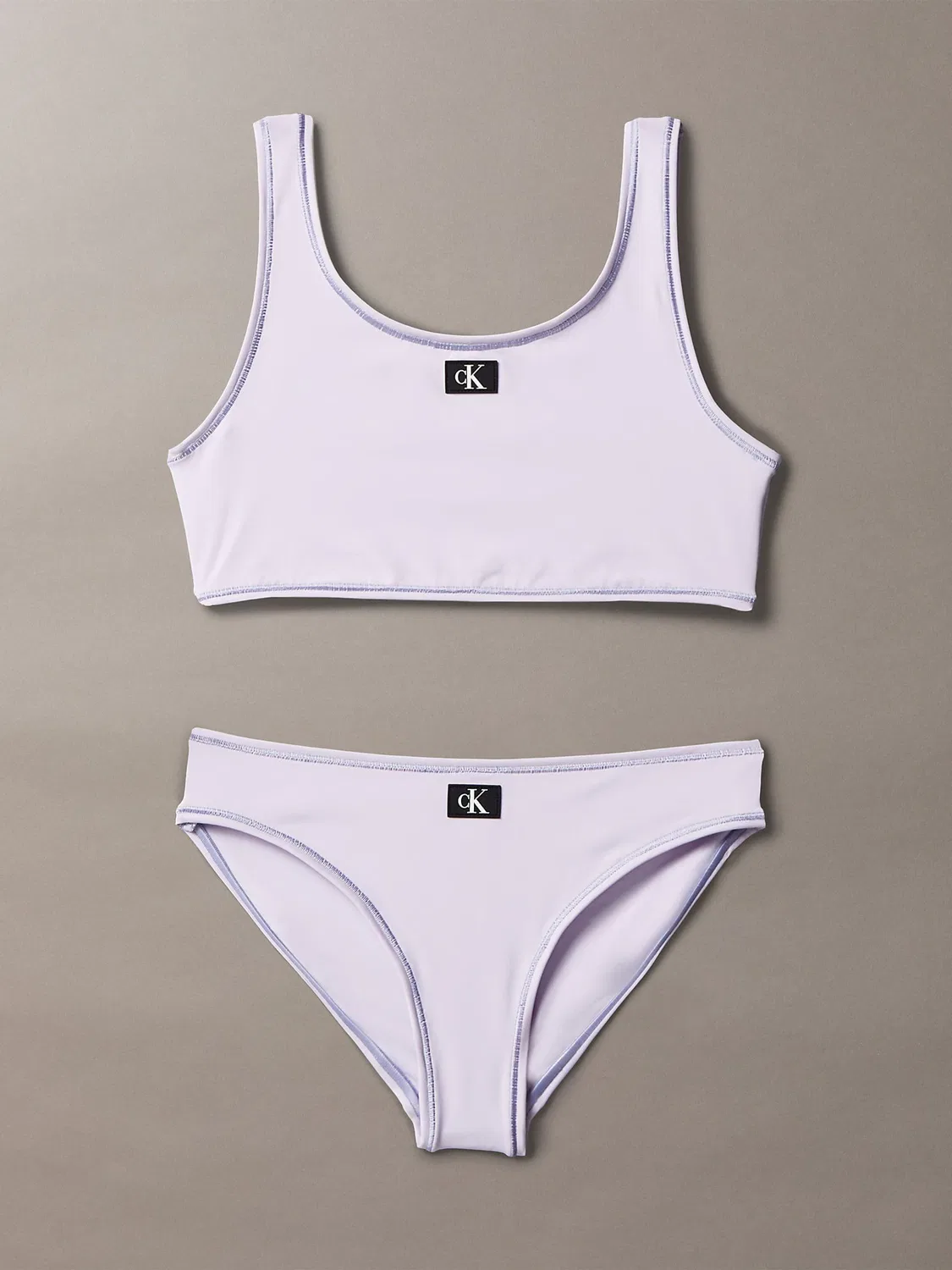 Бикини-бралетт, классическое Calvin Klein, фиолетовый