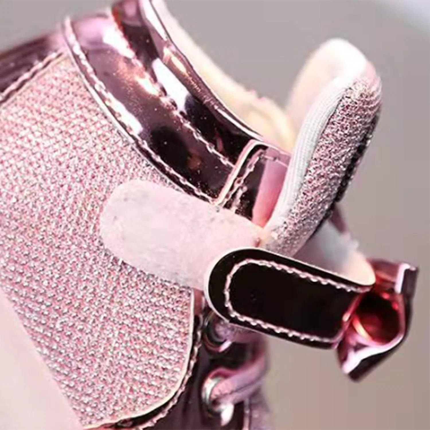 Детские кроссовки для девочек с подсветкой, Pink — фото 4