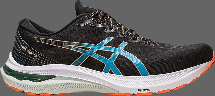 

Кроссовки gt 2000 11 'black sun peach' Asics, черный