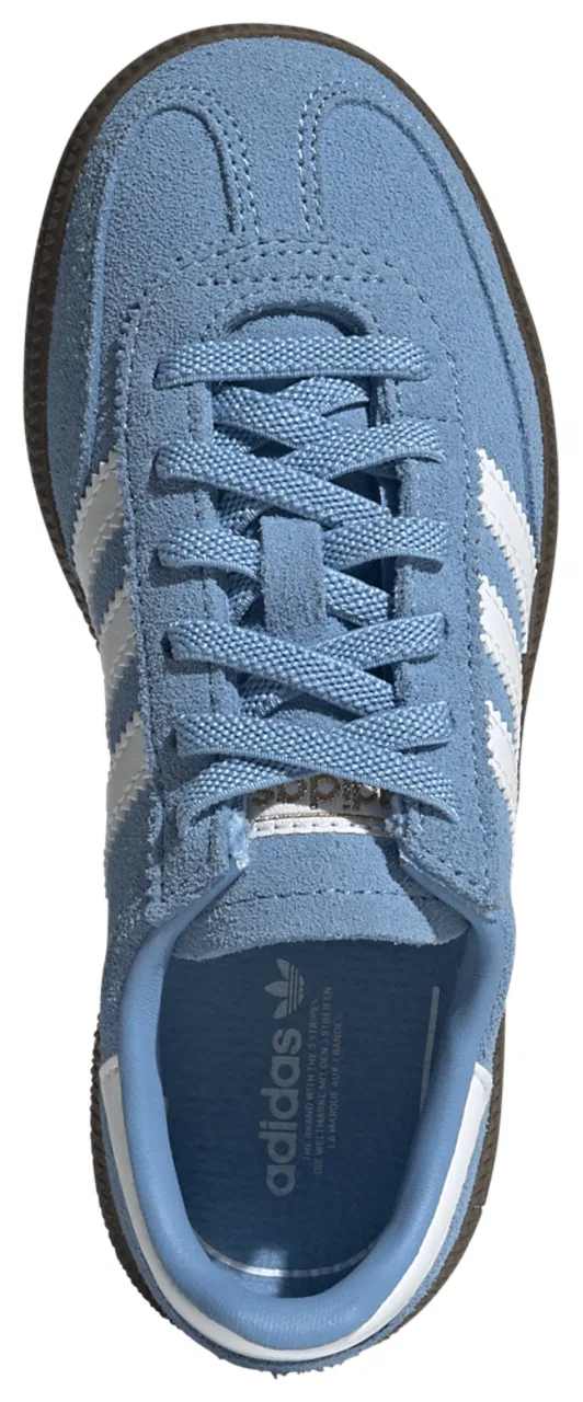 Кеды для мальчиков Handball Spezial Elastic Lace Adidas, цвет Light Blue/Ftwr White/Gum — фото 4