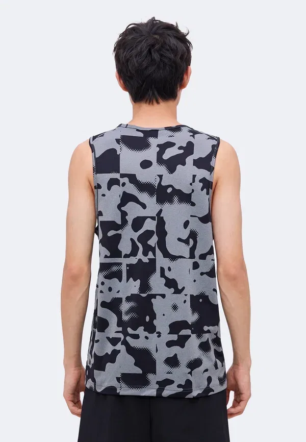 Топ дышащий Hyverse tank - top Nike Performance, Smoke Grey, White, белый/черный/серый — фото 3