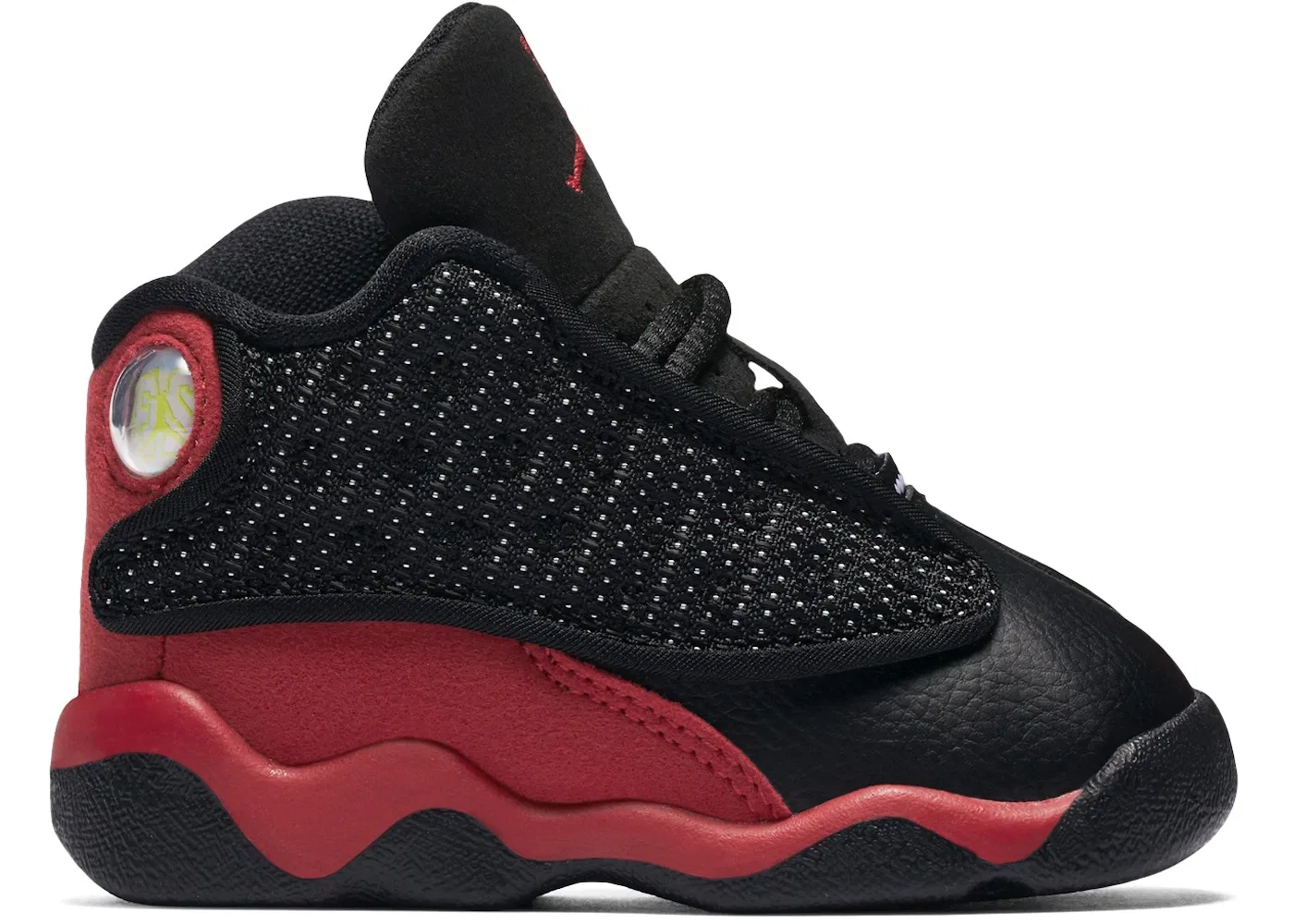 Детские кроссовки с повседневным стилем Jordan 13 Retro Jordan, Black/White/True Red