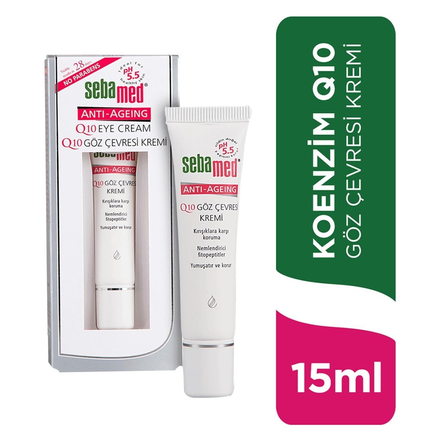 

Крем Sebamed Q10 для контура глаз, 15 мл