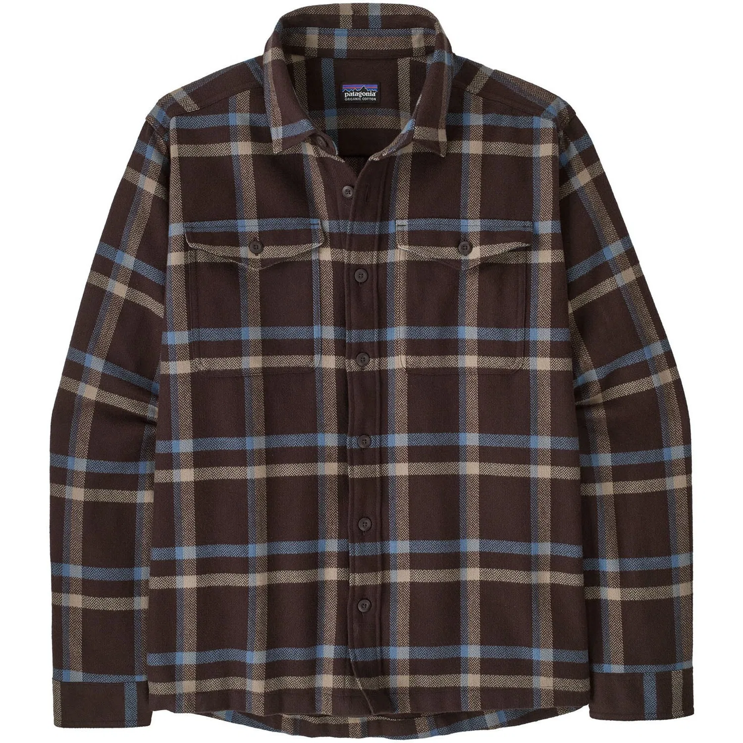 Рубашка фланелевая с длинным рукавом Fjord Flannel Patagonia, Crossing/Den Brown