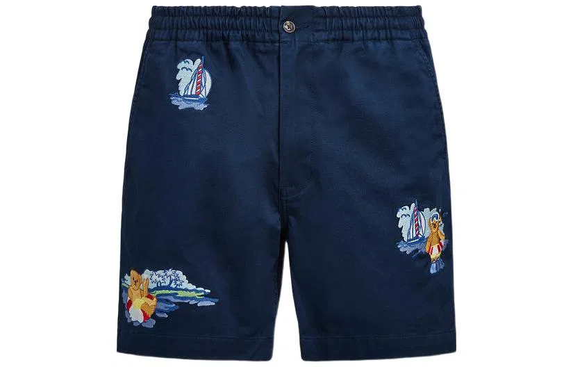 Мужские шорты повседневные с принтом SS22 Casual Shorts Polo Ralph Lauren, Blue