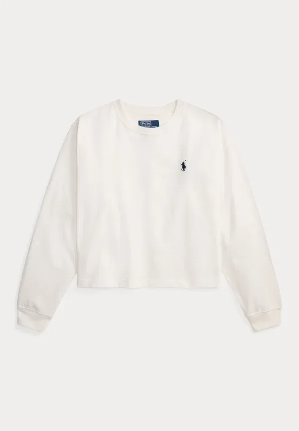 Футболка с принтом Wimbledon logo cotton tee Polo Ralph Lauren, белый — фото 4