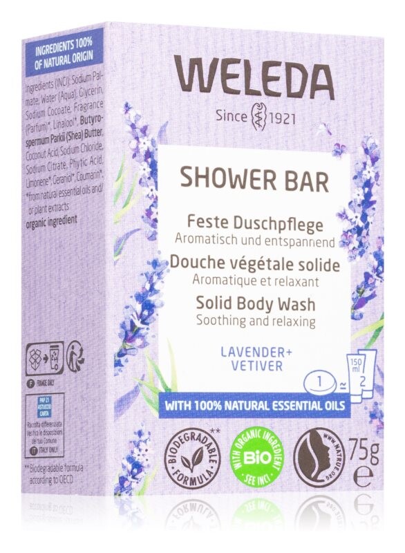 

Мыло с лавандой Weleda Shower Bar Lavender