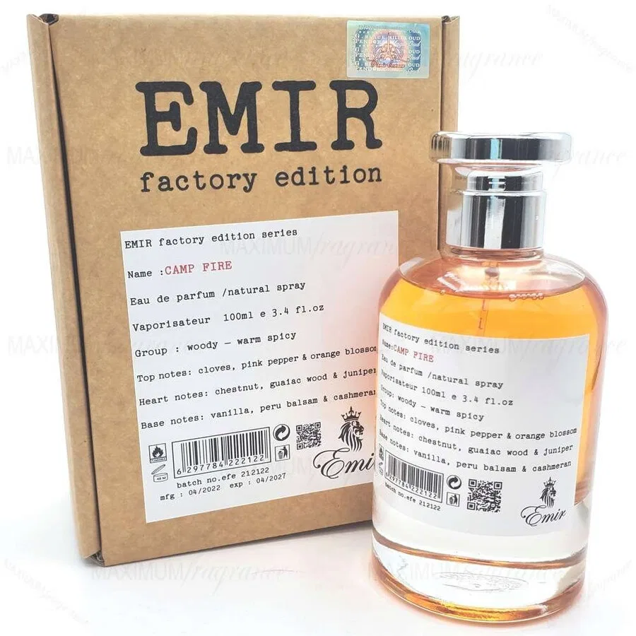 Парфюмерная вода Emir Camp Fire Factory Edition, 100 мл